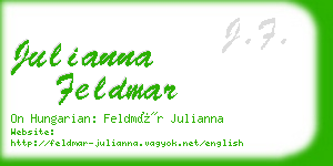 julianna feldmar business card